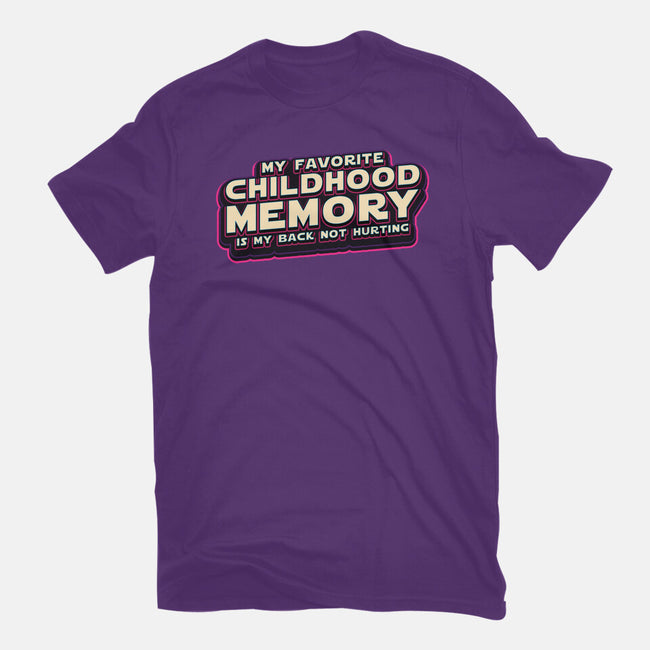 My Favorite Childhood Memory-Womens-Basic-Tee-Whimsical Thinker