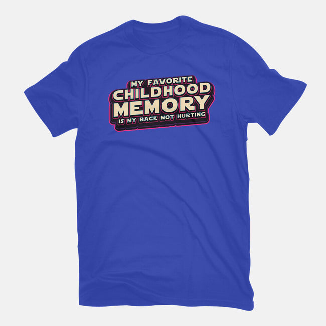 My Favorite Childhood Memory-Mens-Premium-Tee-Whimsical Thinker