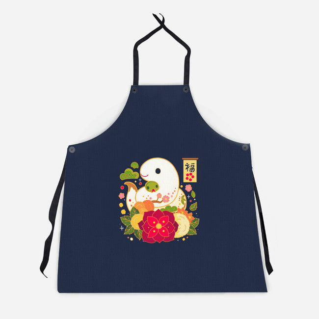 Year Of The Snake-Unisex-Kitchen-Apron-Vallina84