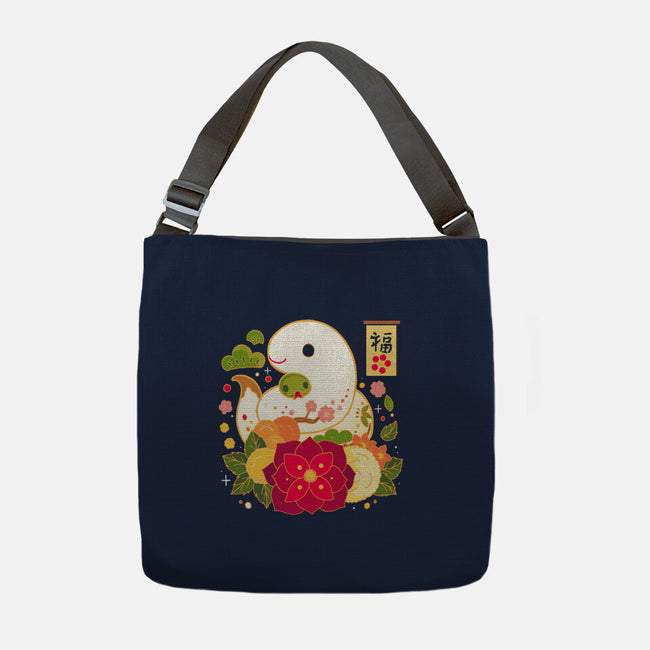 Year Of The Snake-None-Adjustable Tote-Bag-Vallina84