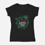 Sick Sad Sweater-Womens-V-Neck-Tee-katiestack.art