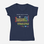 Periodic Table Of The Rpg-Womens-V-Neck-Tee-Vallina84