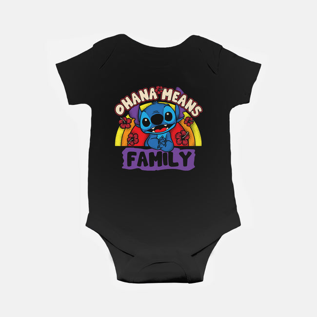 Ohana Means Family-Baby-Basic-Onesie-turborat14