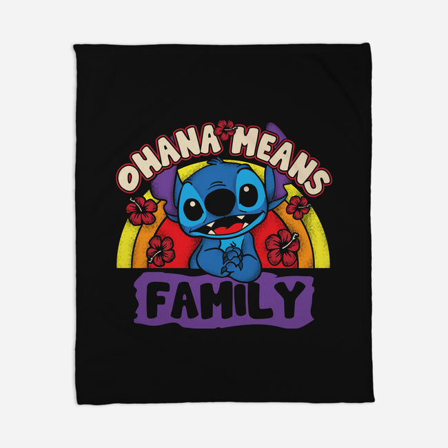 Ohana Means Family-None-Fleece-Blanket-turborat14