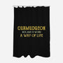 Curmudgeon-None-Polyester-Shower Curtain-kg07