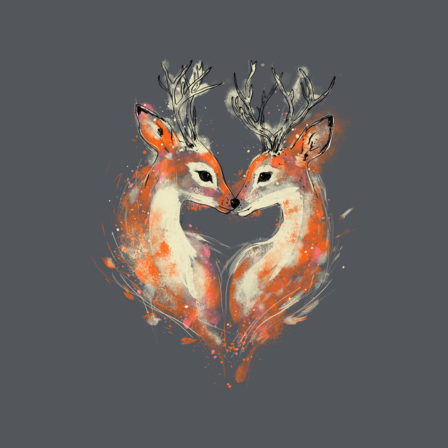 2 Deers In Love-Womens-V-Neck-Tee-kharmazero