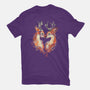 2 Deers In Love-Womens-Fitted-Tee-kharmazero