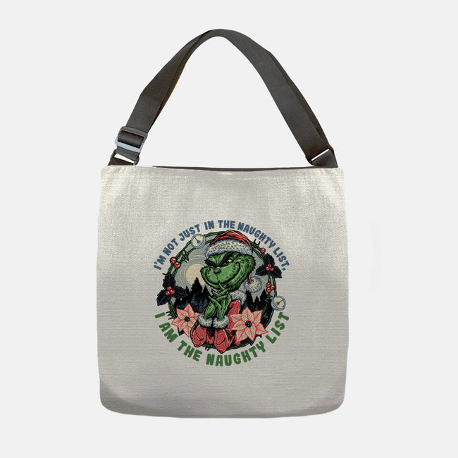 I Am The Naughty List-None-Adjustable Tote-Bag-glitchygorilla