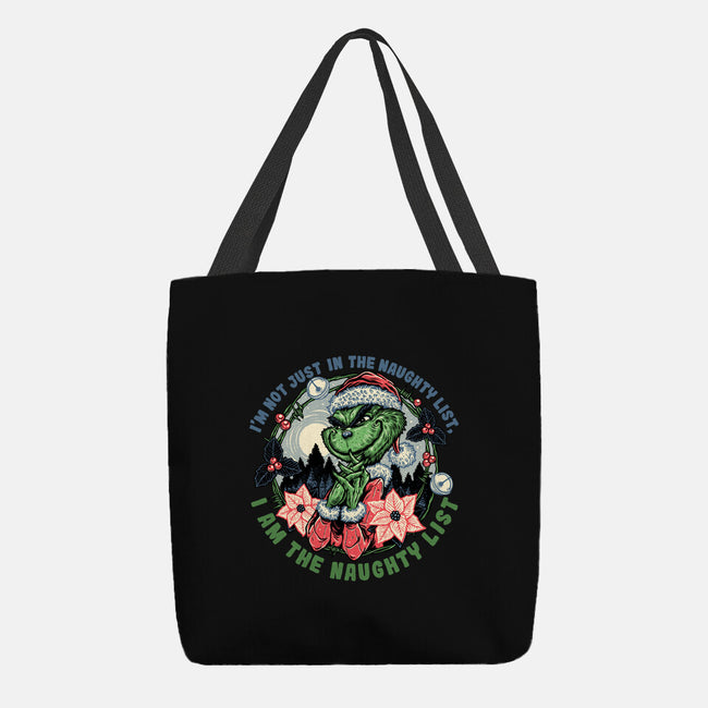 I Am The Naughty List-None-Basic Tote-Bag-glitchygorilla