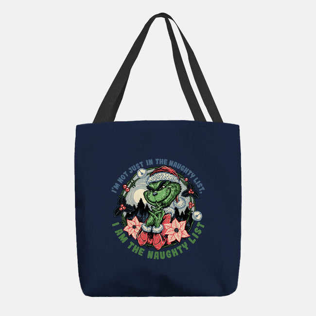 I Am The Naughty List-None-Basic Tote-Bag-glitchygorilla