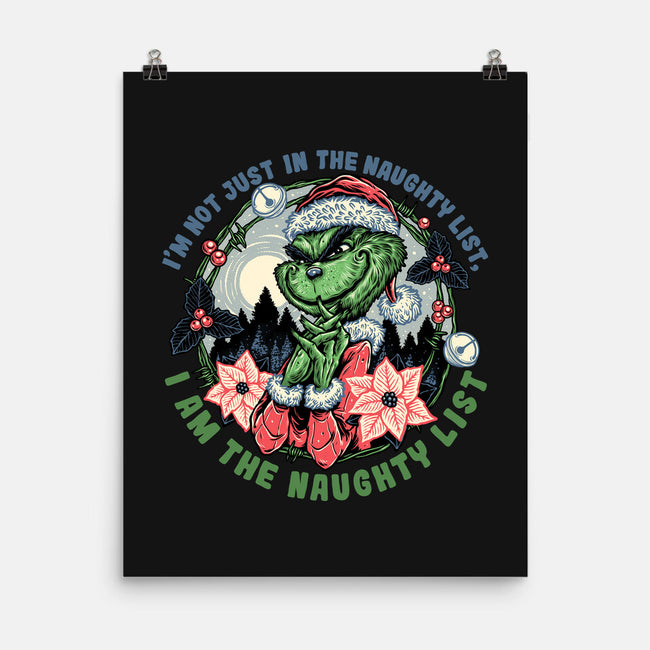 I Am The Naughty List-None-Matte-Poster-glitchygorilla