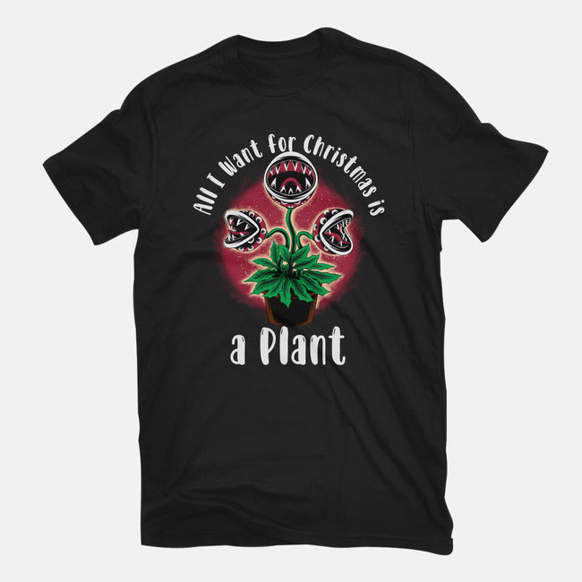 Christmas Plant-Womens-Fitted-Tee-rmatix