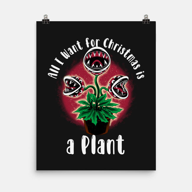 Christmas Plant-None-Matte-Poster-rmatix