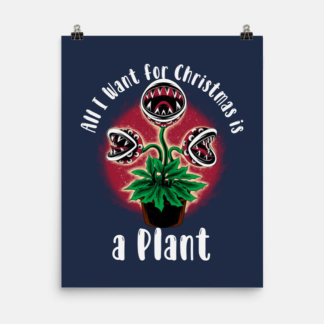 Christmas Plant-None-Matte-Poster-rmatix