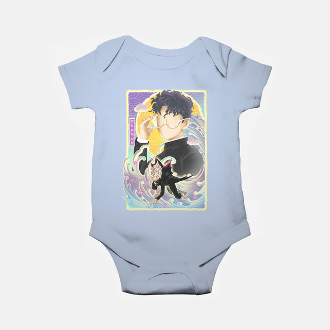 Great Wave Ken Takamura-Baby-Basic-Onesie-hypertwenty