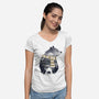 Cold Adventure Awaits-Womens-V-Neck-Tee-dandingeroz