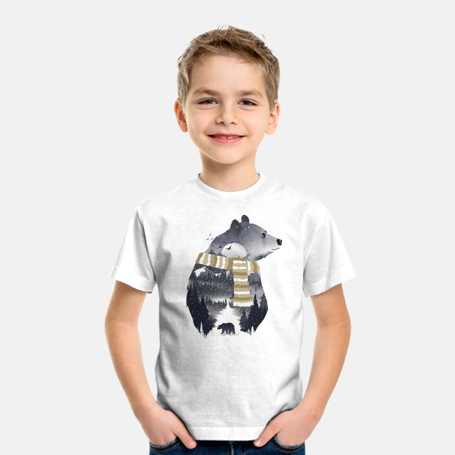 Cold Adventure Awaits-Youth-Basic-Tee-dandingeroz