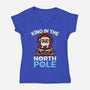 King In The North Pole-Womens-V-Neck-Tee-Boggs Nicolas