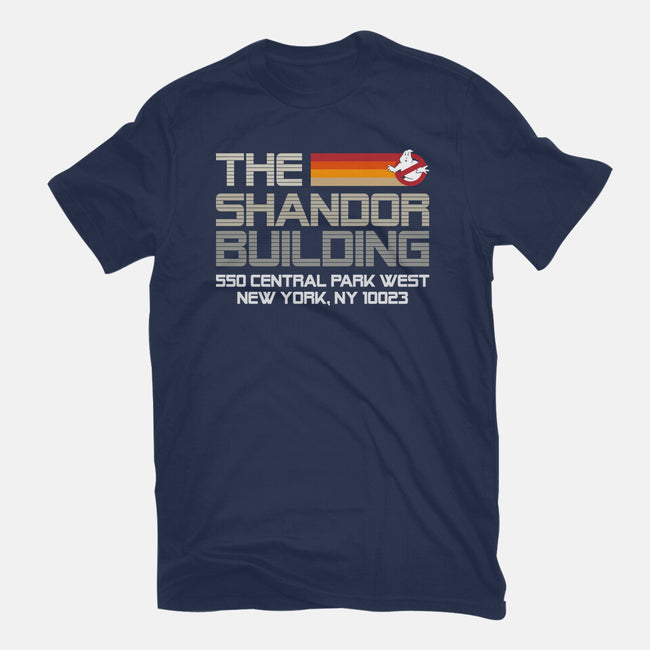 The Shandor Building-Womens-Fitted-Tee-DrMonekers