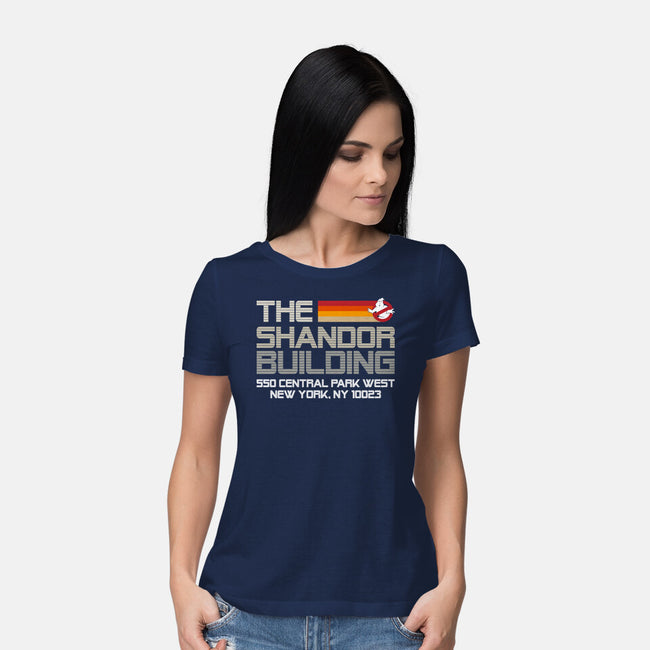 The Shandor Building-Womens-Basic-Tee-DrMonekers