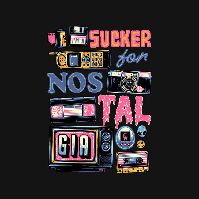 Sucker For Nostalgia-Womens-Off Shoulder-Tee-glitchygorilla