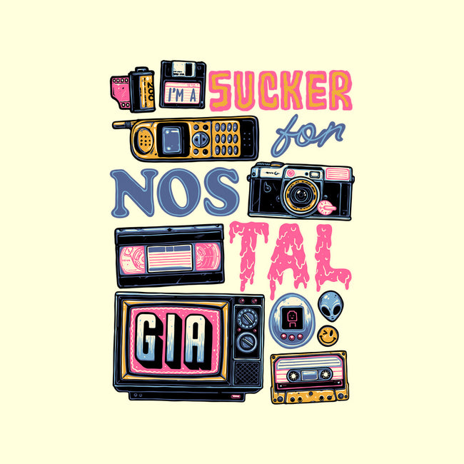 Sucker For Nostalgia-None-Polyester-Shower Curtain-glitchygorilla