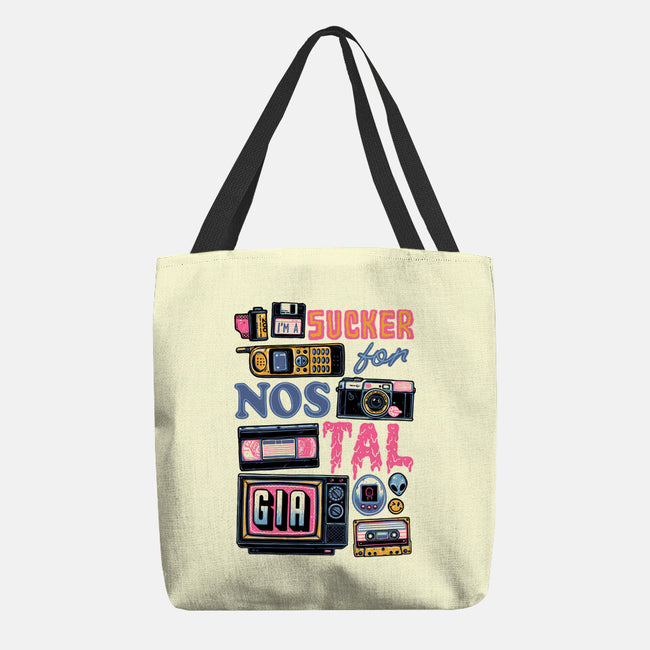 Sucker For Nostalgia-None-Basic Tote-Bag-glitchygorilla