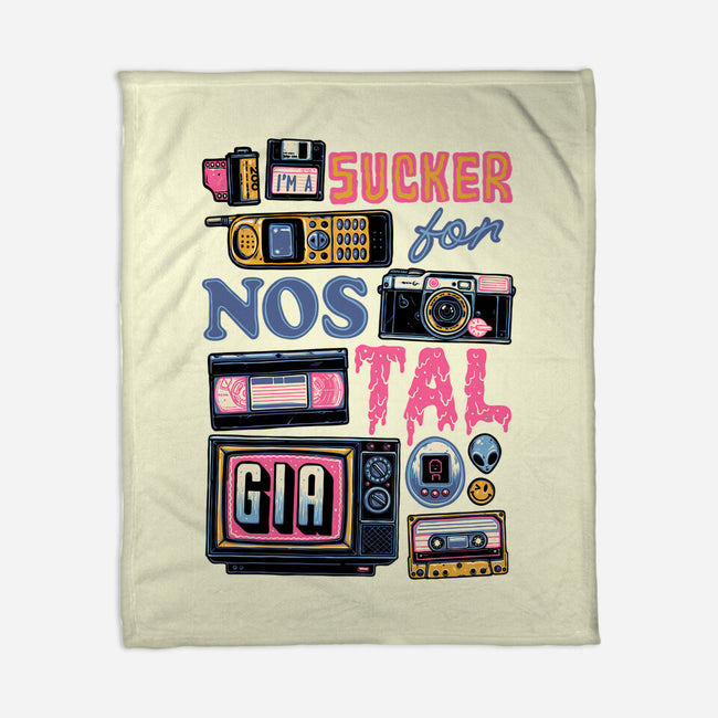 Sucker For Nostalgia-None-Fleece-Blanket-glitchygorilla