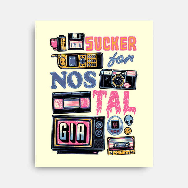 Sucker For Nostalgia-None-Stretched-Canvas-glitchygorilla