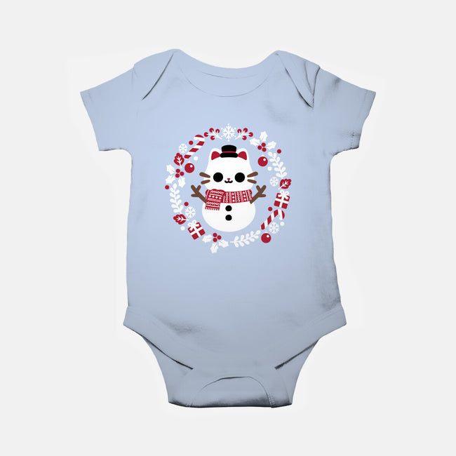 Furosty The Snowcat-Baby-Basic-Onesie-NemiMakeit