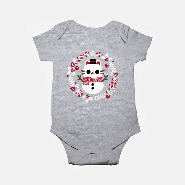 Furosty The Snowcat-Baby-Basic-Onesie-NemiMakeit