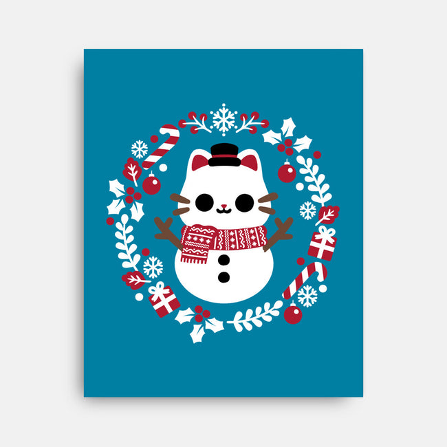 Furosty The Snowcat-None-Stretched-Canvas-NemiMakeit