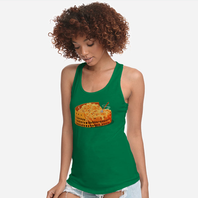 Pasta Colossale-Womens-Racerback-Tank-erion_designs