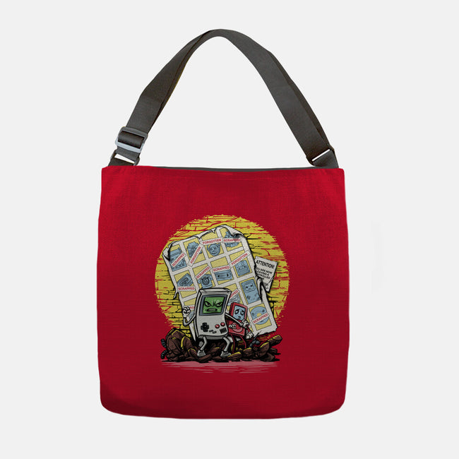 Days Of Tecnology Past-None-Adjustable Tote-Bag-zascanauta