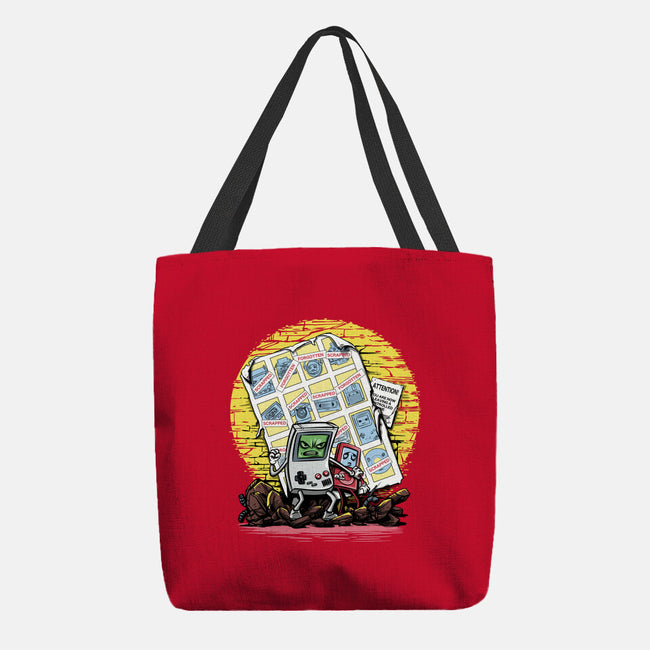 Days Of Tecnology Past-None-Basic Tote-Bag-zascanauta