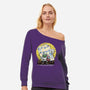 Days Of Tecnology Past-Womens-Off Shoulder-Sweatshirt-zascanauta