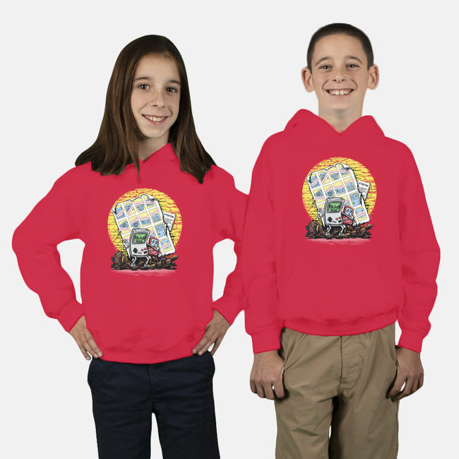 Days Of Tecnology Past-Youth-Pullover-Sweatshirt-zascanauta