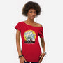 Days Of Tecnology Past-Womens-Off Shoulder-Tee-zascanauta