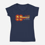 88 MPH-Womens-V-Neck-Tee-DrMonekers