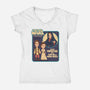 The Office Wars-Womens-V-Neck-Tee-P1yu5h