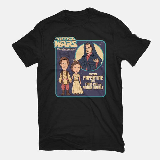 The Office Wars-Womens-Fitted-Tee-P1yu5h