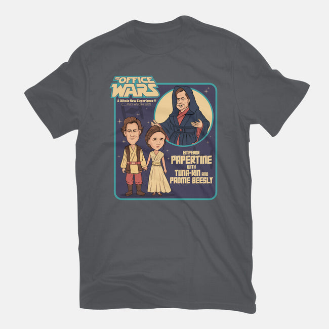The Office Wars-Womens-Fitted-Tee-P1yu5h
