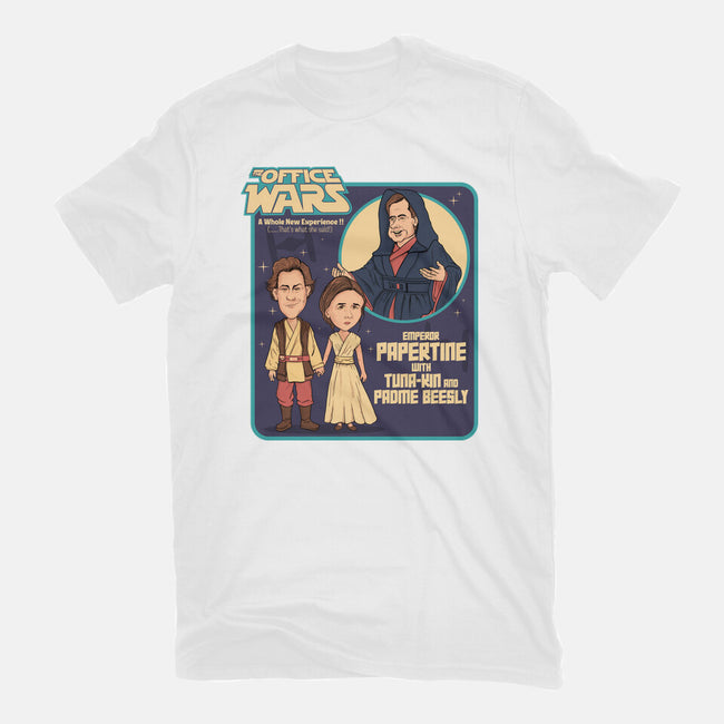 The Office Wars-Womens-Fitted-Tee-P1yu5h