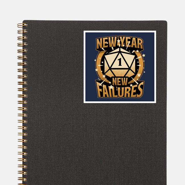 New Year More Failures-None-Glossy-Sticker-Studio Mootant