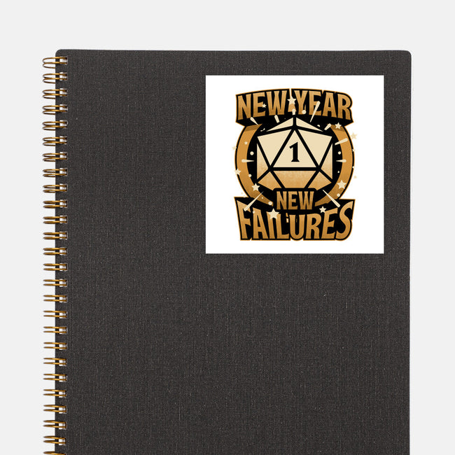 New Year More Failures-None-Glossy-Sticker-Studio Mootant