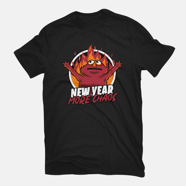 New Year More Chaos-Unisex-Basic-Tee-Studio Mootant