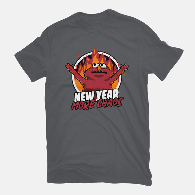 New Year More Chaos-Unisex-Basic-Tee-Studio Mootant