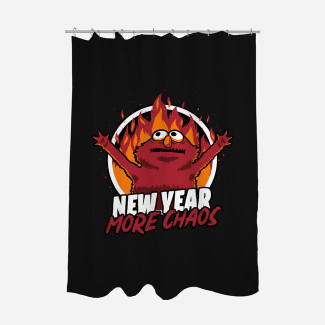 New Year More Chaos-None-Polyester-Shower Curtain-Studio Mootant