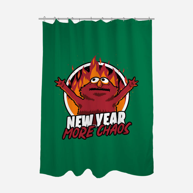 New Year More Chaos-None-Polyester-Shower Curtain-Studio Mootant