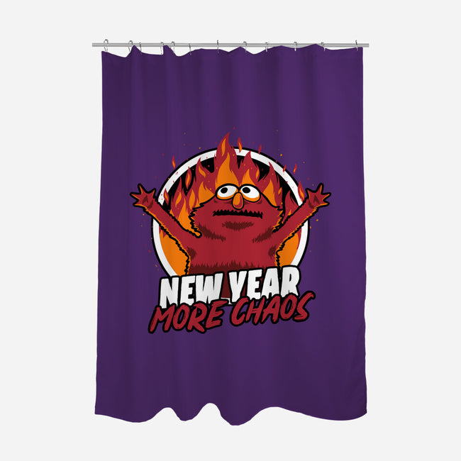 New Year More Chaos-None-Polyester-Shower Curtain-Studio Mootant